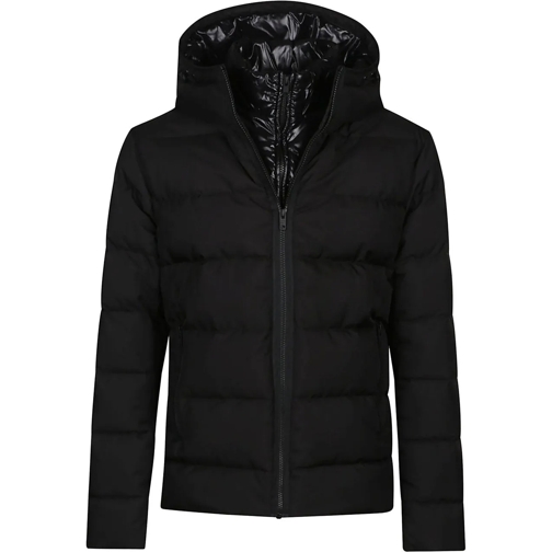 Fay Daunenjacken Double Front Down Jacket Black schwarz