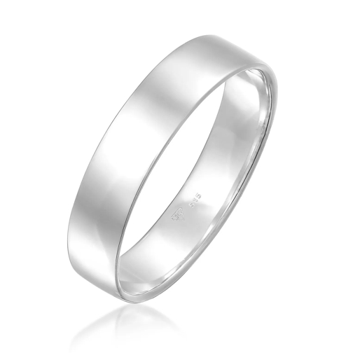 Elli Ring Bandring Trauring Basic 585 Weißgold weiss 