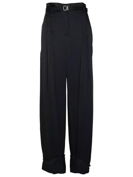 Jil Sander - Black Wool Pants - Größe 36 - black