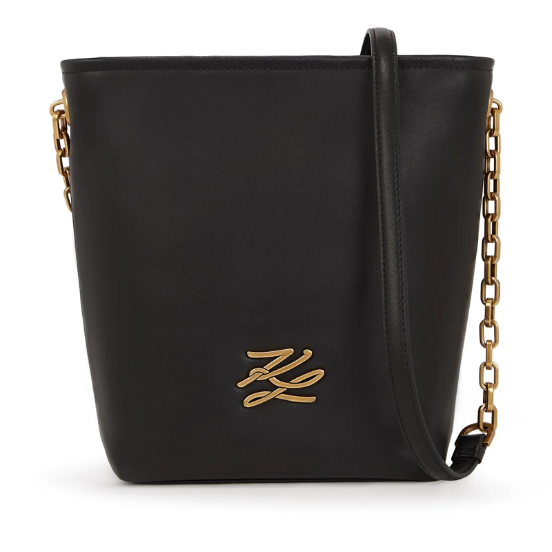 Karl Lagerfeld Tote K/AUTOGRAPH KLEINE BUCKET-BAG schwarz