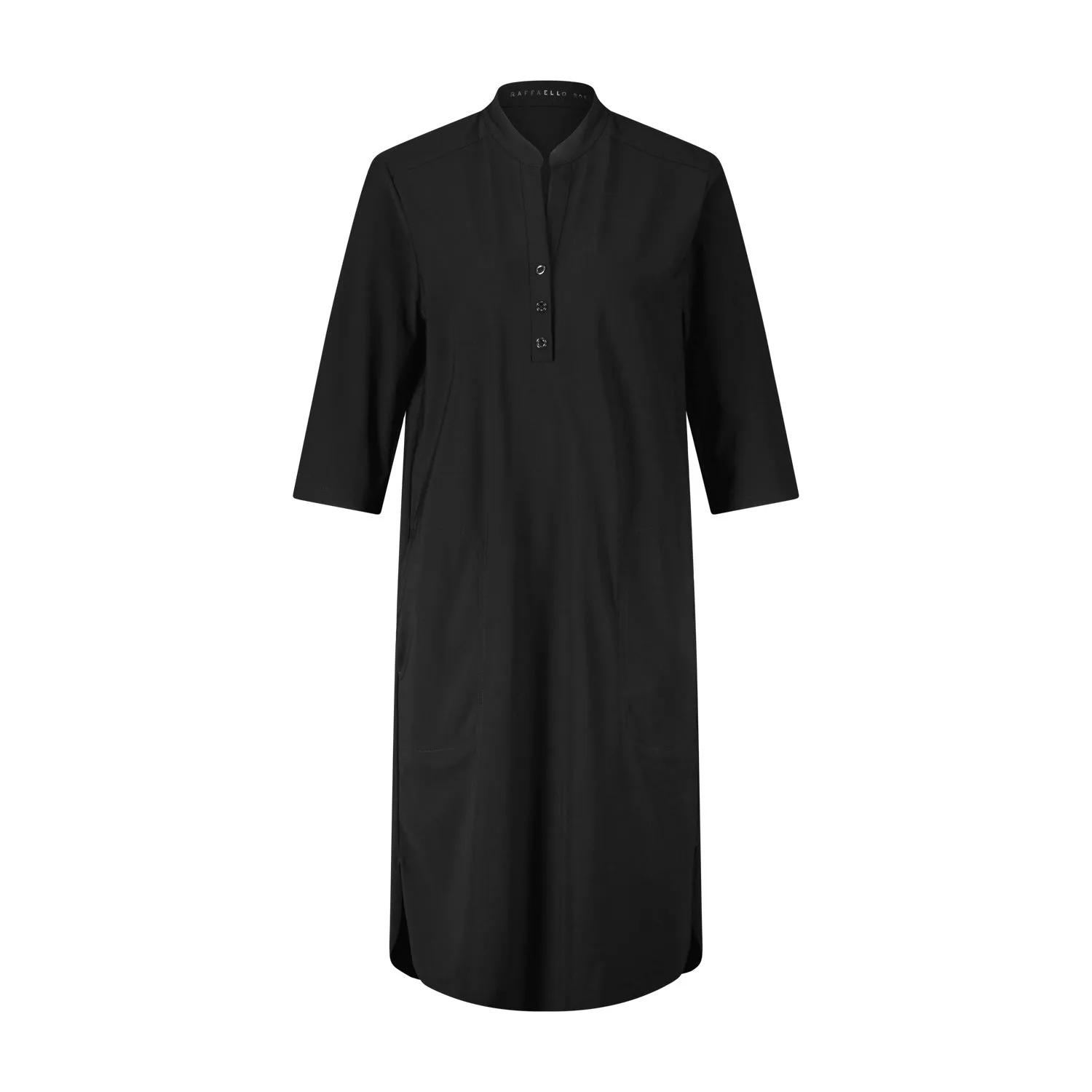 Thumbnail - Raffaelo Rossi - Midikleid Ambra mit 3/4-Ärmeln - Größe 44 - schwarz