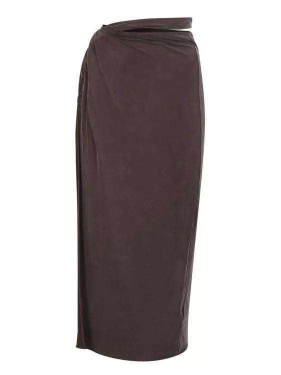 Jacquemus - Brown La Jupe Espelho Skirt - Größe M - braun