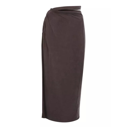 Jacquemus  Brown La Jupe Espelho Skirt Brown