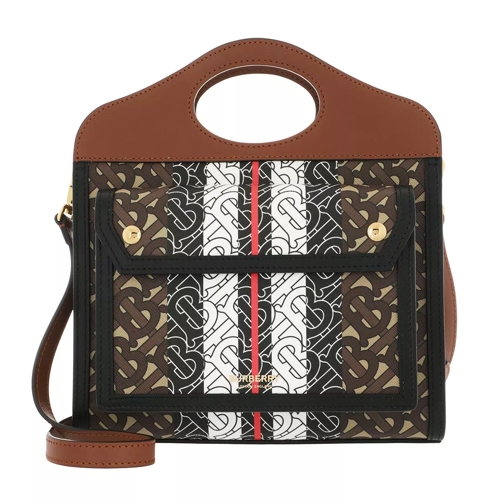 Burberry Shoulder Bag With Handle Leather Bridle Brown Cross body-väskor