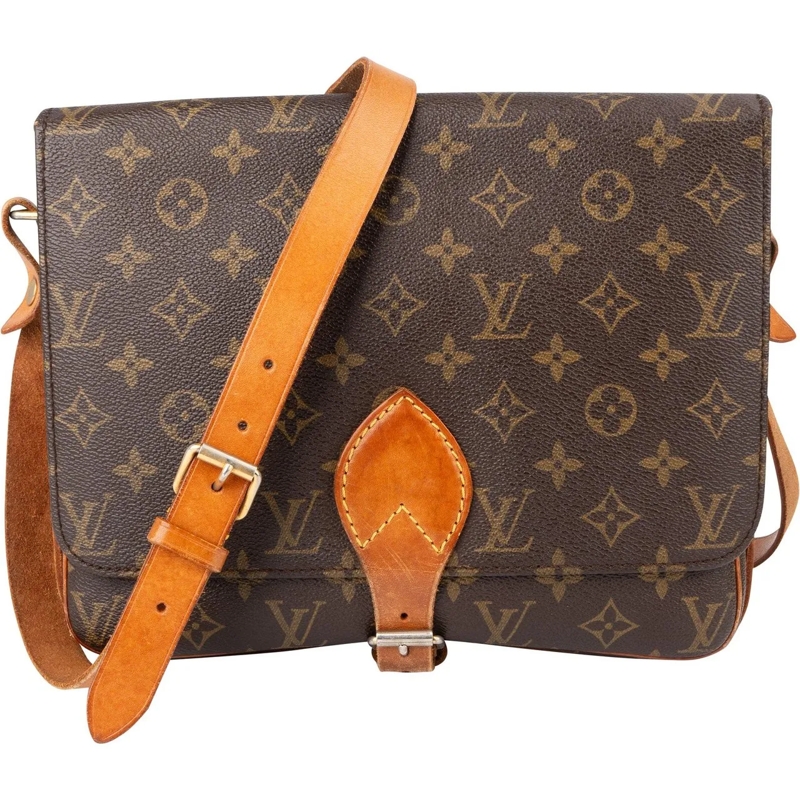 Louis Vuitton Tote Louis Vuitton Canvas Monogram Cartouchiere GM Cros braun