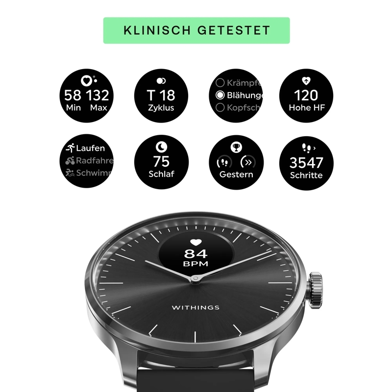 Withings Automatikuhr SCANWATCH  LIGHT schwarz(Image 7)