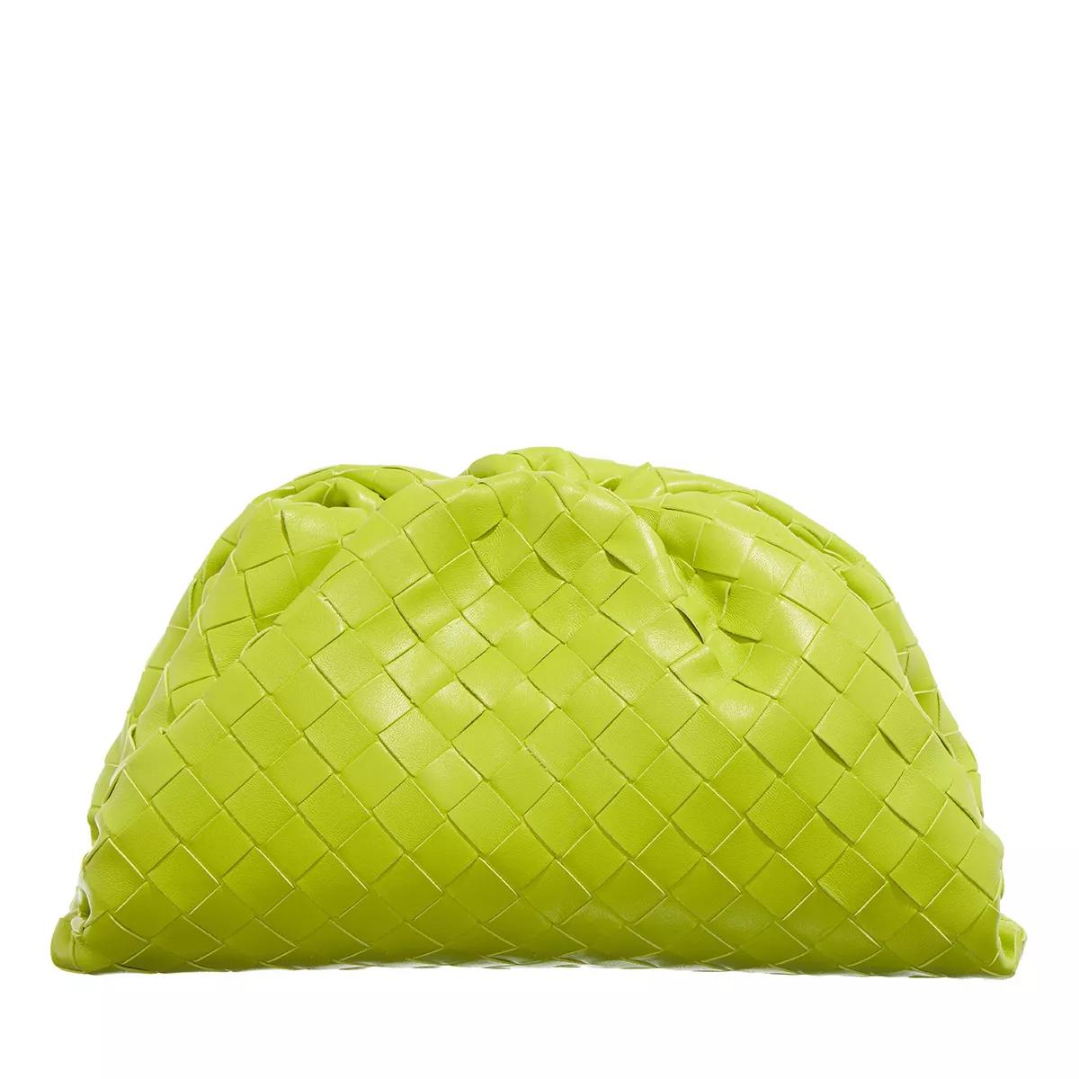 Green bottega veneta online pouch