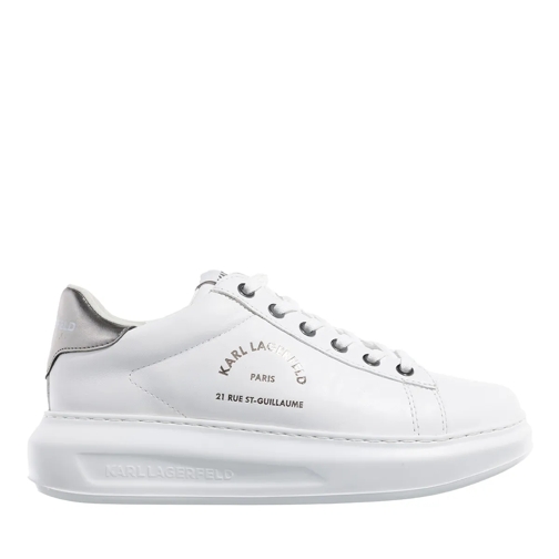 Karl Lagerfeld Low-Top Sneaker Kapri Maison Karl Lace White Lthr W/Silver