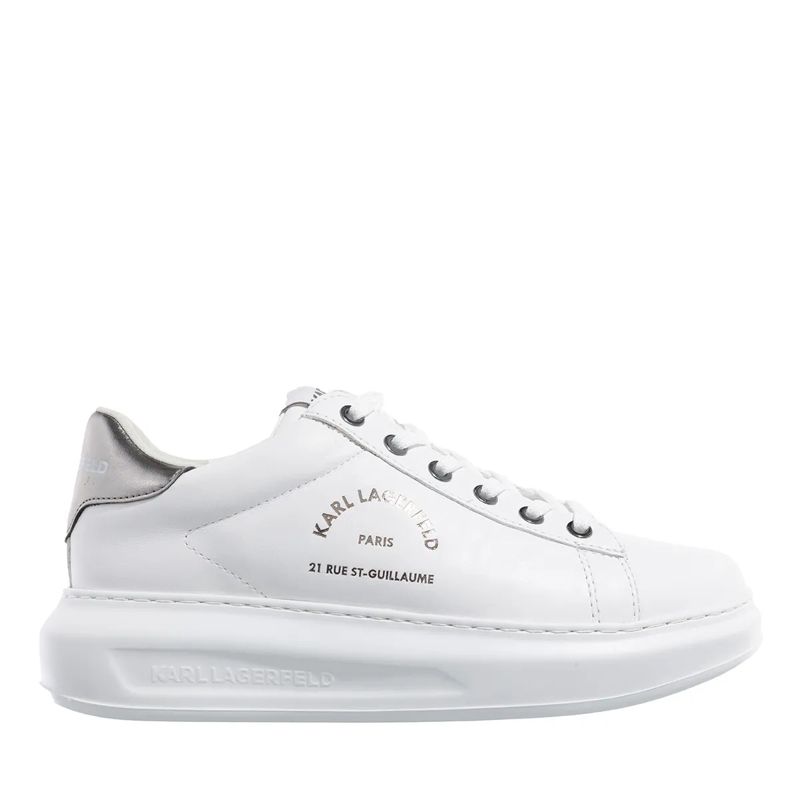 Karl Lagerfeld Low-Top-Sneaker Kapri Maison Karl Lace White Lthr W/Silver