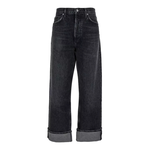 Agolde Fran Jeans Grey 