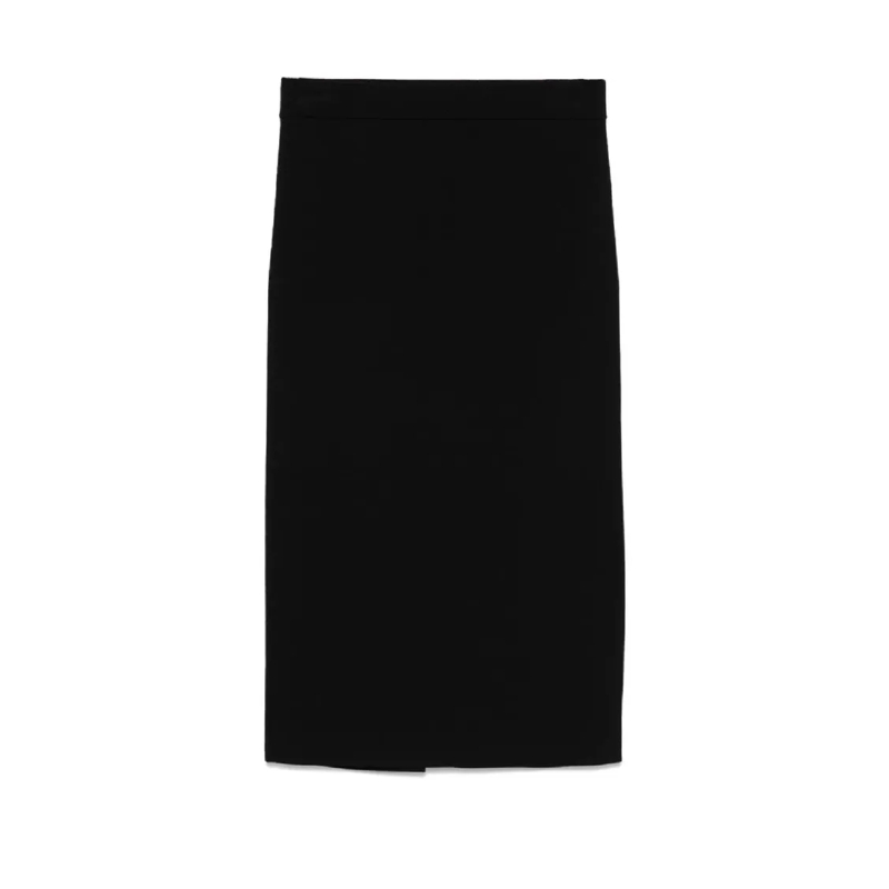 Max Mara Midirock Form-Fitting Losanna Midi Skirt With Smooth Waistb Black