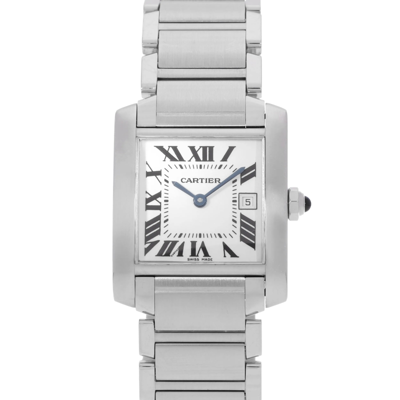 Cartier Automatikuhr Tank Weiß