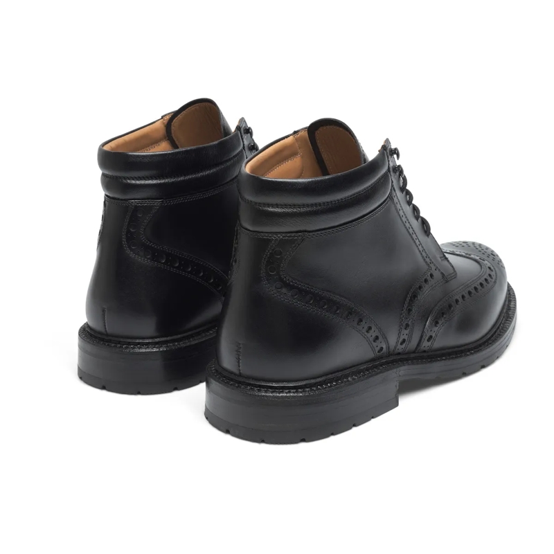 Heinrich Dinkelacker Schnürstiefel Schnürboots Janosh K Full-Brogue BC- Vollständig schwarz(Image 3)