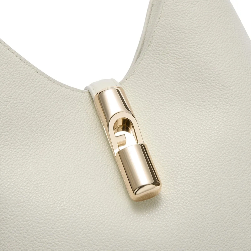 Furla Hobo Bag Furla Goccia S Hobo Panna(Image 4)