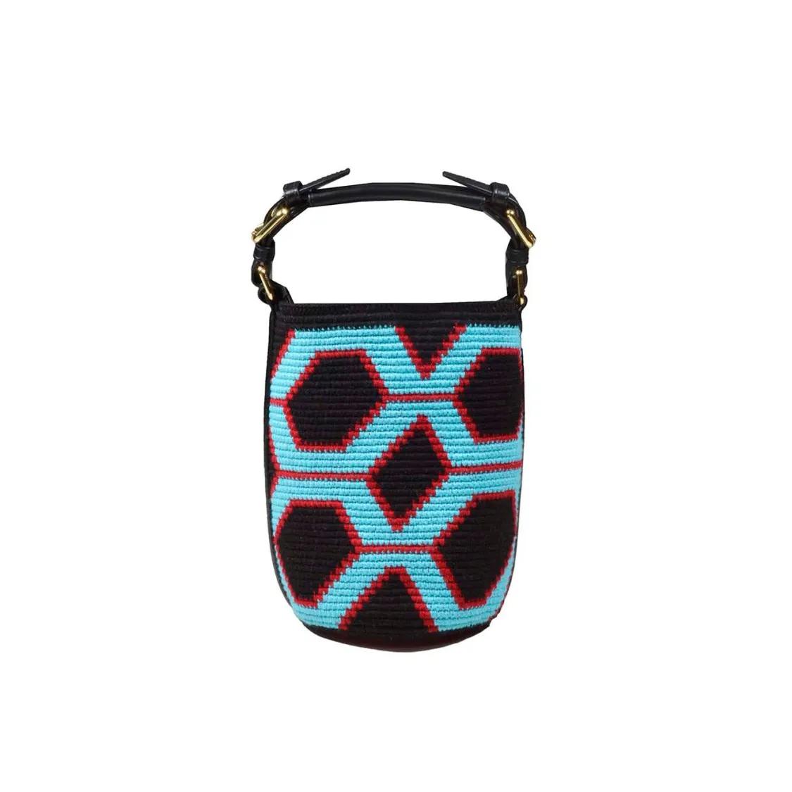 Colville Bucket bags Geometric Pattern Cotton Bucket Bag in meerkleurig