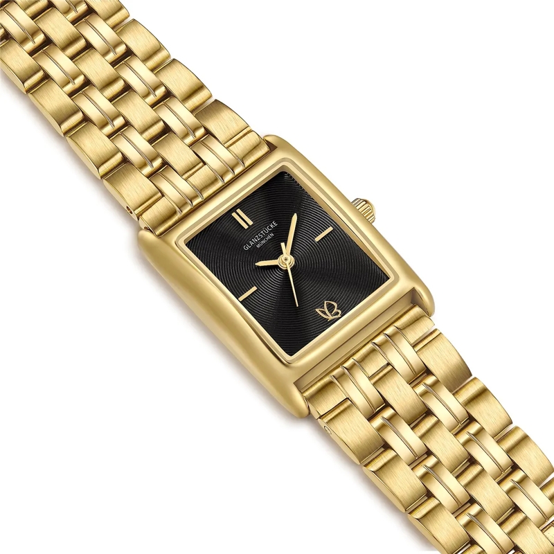 Glanzstücke München Automatikuhr Damen Armbanduhr Edelstahl gold(Image 6)