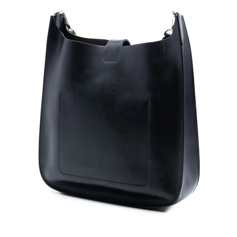 Hermès Schultertasche Vache Hunter Evelyne Diamond H Sellier 33 blau