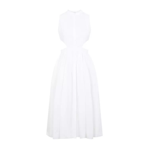Alexander McQueen White Cotton Day Dress White 