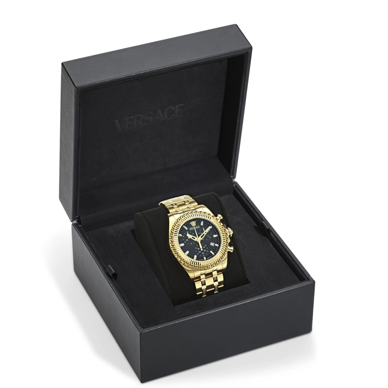 Versace Quarzuhr Quarz-Chronographenuhr Versace Fornax gold(Image 5)