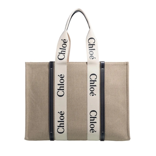 Chloé Tote Woody Tote Grande Beige