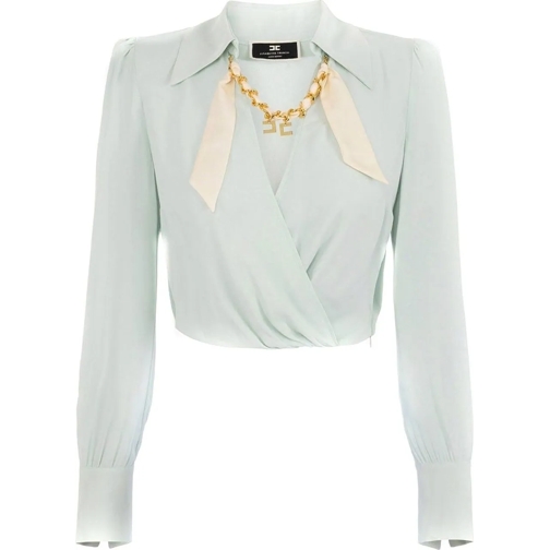 Elisabetta Franchi T-shirts Shirts Cyan blau