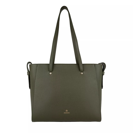 AIGNER Ivy Shopping Bag Olive Green Tote