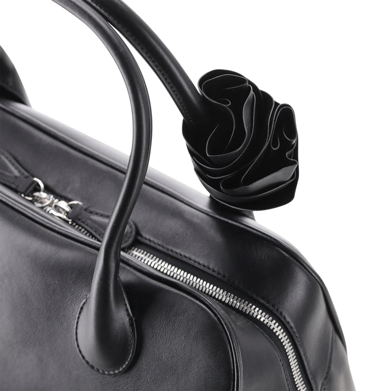 Magda Butrym Sac à bandoulière Handtasche aus Leder schwarz(Image 4)