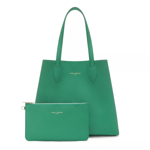 Isabel Bernard Honoré Francine calfskin leather handbag green Tote