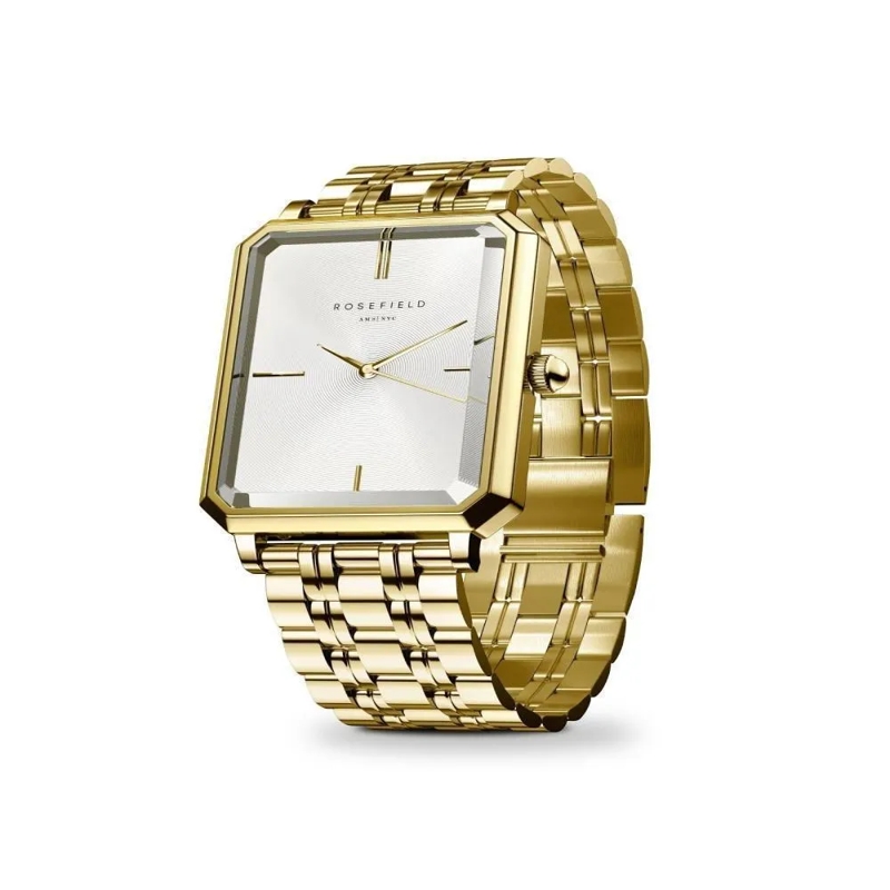 Rosefield Quarzuhr Damenuhr Octagon gold(Image 3)
