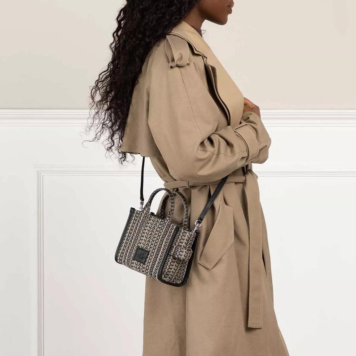 Marc Jacobs The Micro Tote Beige Black | Tote