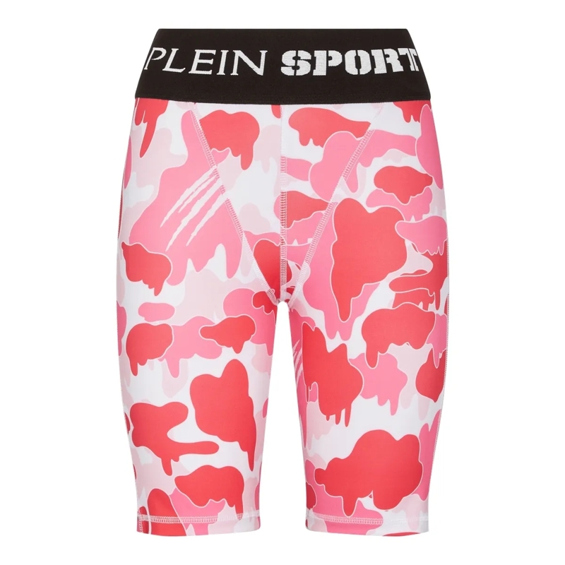 Plein Sport Leggings Leggings Camouflage fuschsia