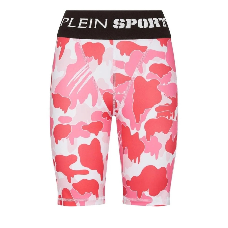 Plein Sport Leggings Leggings Camouflage fuschsia