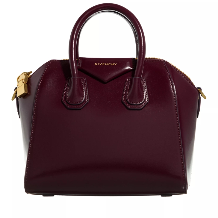 Givenchy Antigona Mini Bag Oxblood Red Crossbody Bag