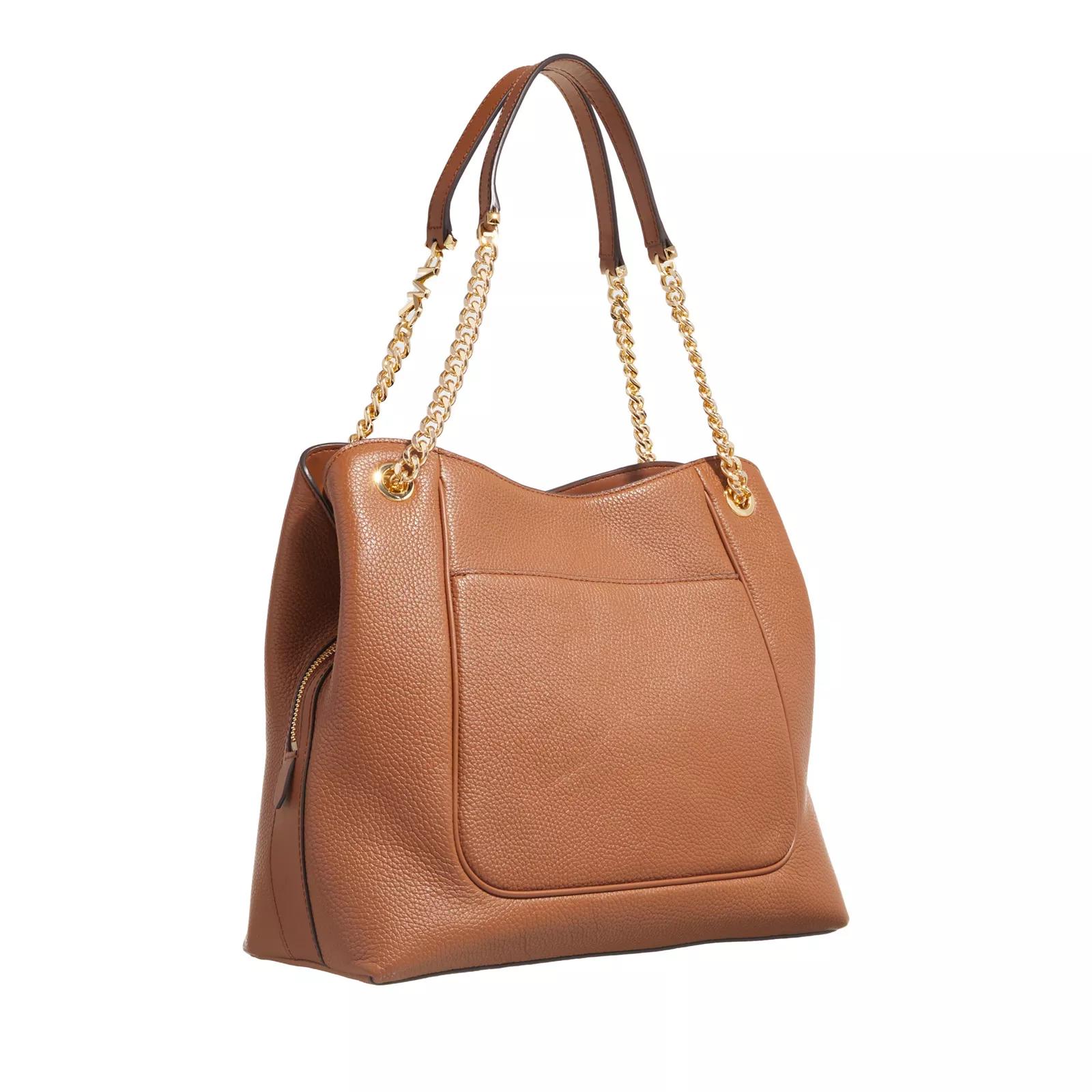 Michael Kors Hobo bags Piper Large Chain Shoulder Tote in bruin