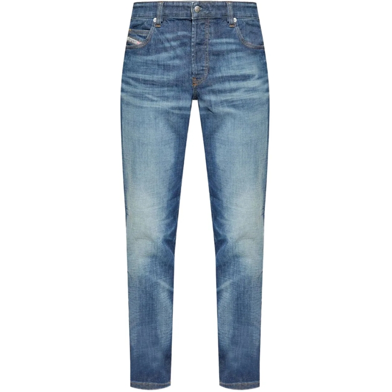 Diesel Jeans à jambe droite Jeans Denim blau