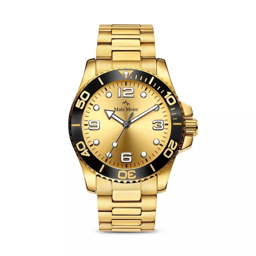 Mats Meier Mats Meier Ponte Dei Salti Men's Watch Gold Colour Schwarz, Gold farbend Dykarur