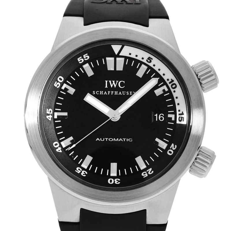 IWC Automatisch Horloge Aquatimer Schwarz