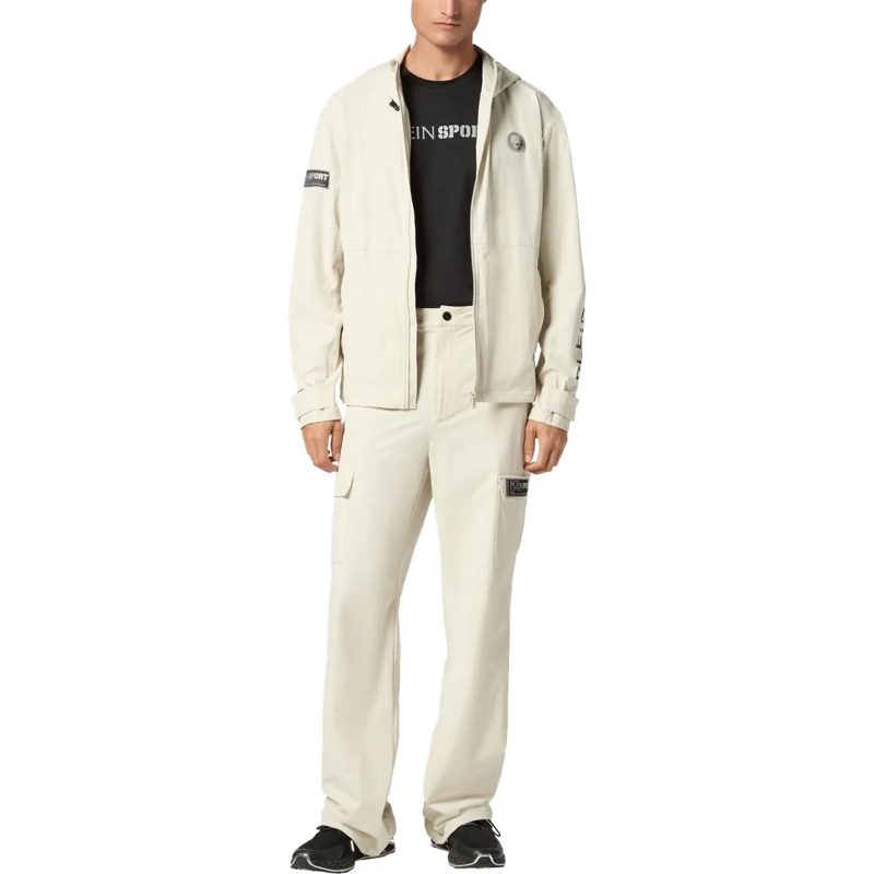 Plein Sport Daunenjacke Windbreaker Scratch grau(Image 8)