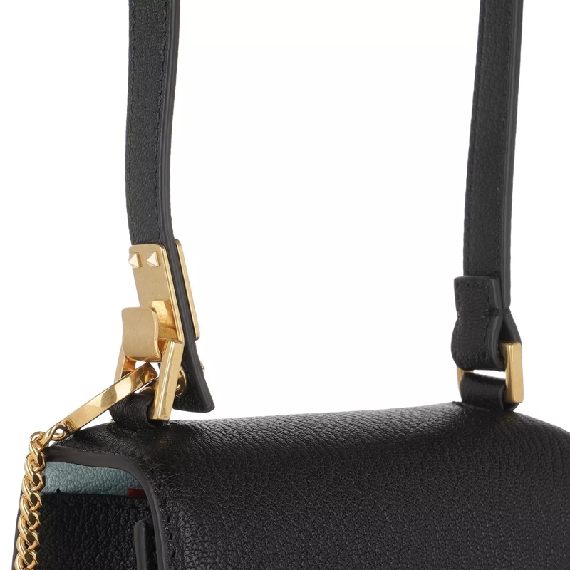 Valentino Garavani Crossbody Bag Mini Shoulder Bag Leather Black(Image 6)