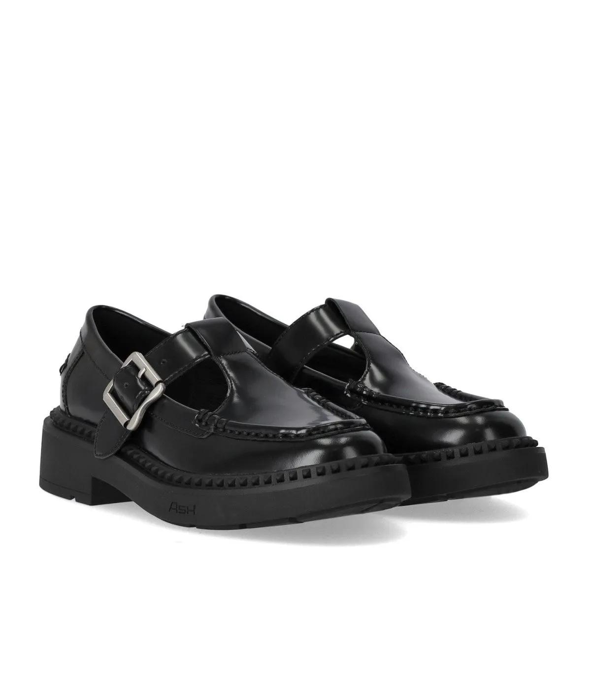 Ash Loafers & Ballerinas - ASH MASON SCHWARZER LOAFER - Gr. 38_IT - in Schwarz - für Damen