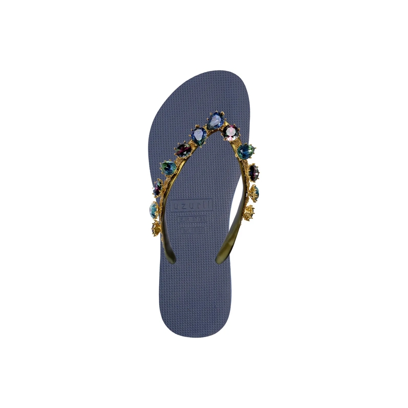 UZURII Flip Flops platte hausschuhe Alexia marine(Image 4)
