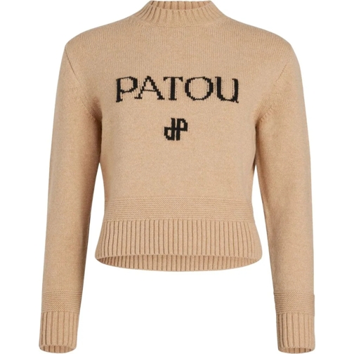 Patou Sweatshirts Sweaters Brown schwarz