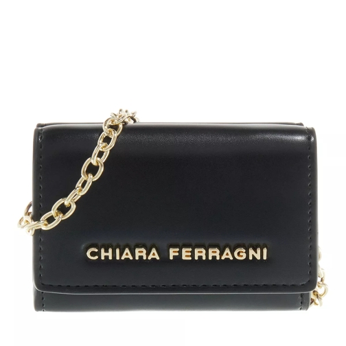 Chiara Ferragni Range K - Cf Simple, Sketch 06 Bags Black Wallet On A Chain
