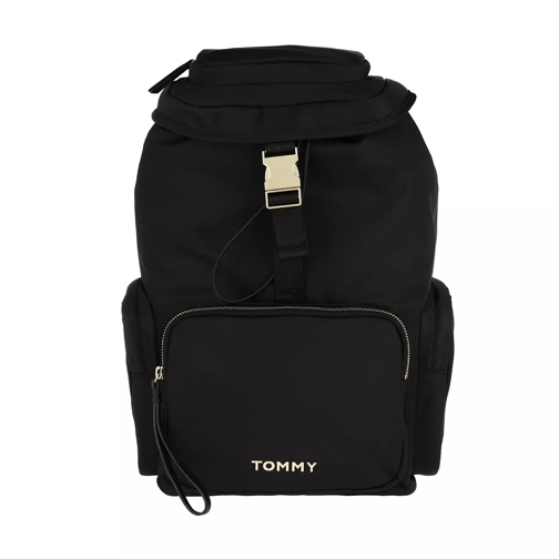 Tommy Hilfiger Nylon Backpack Black Rucksack