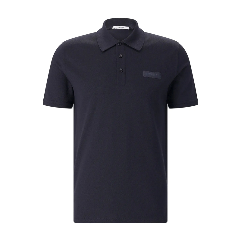Givenchy Polohemd Poloshirt mit Logo blau