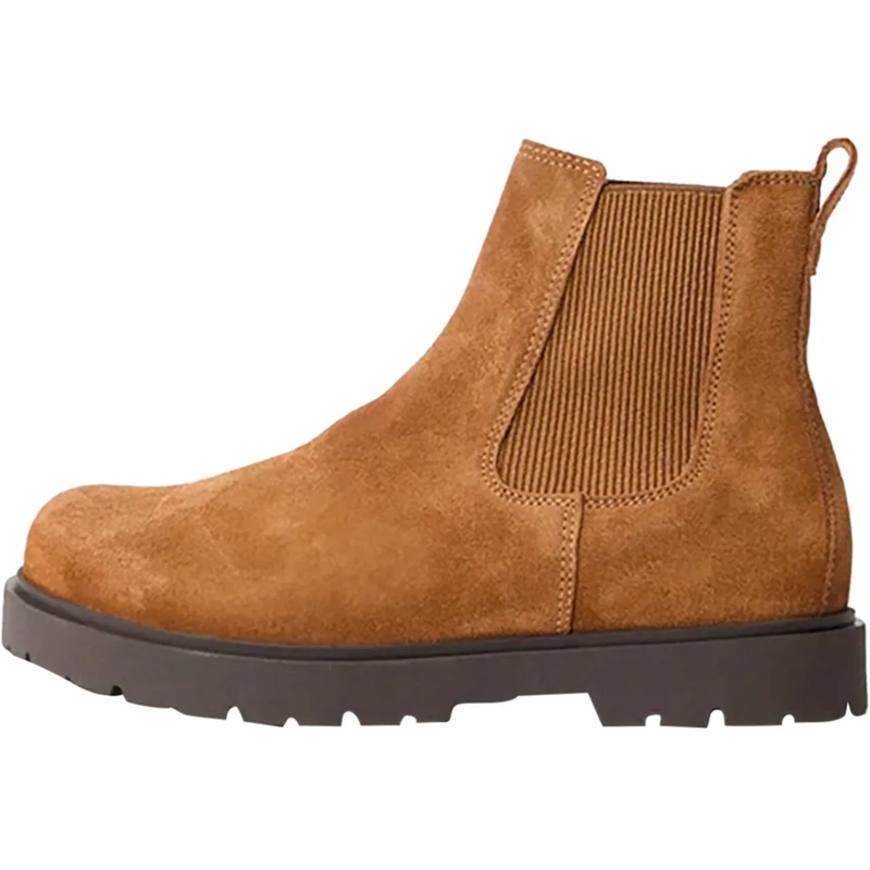 Birkenstock Stiefel Stivale W Highwood Slip On Suede Leather Dark Tea mehrfarbig