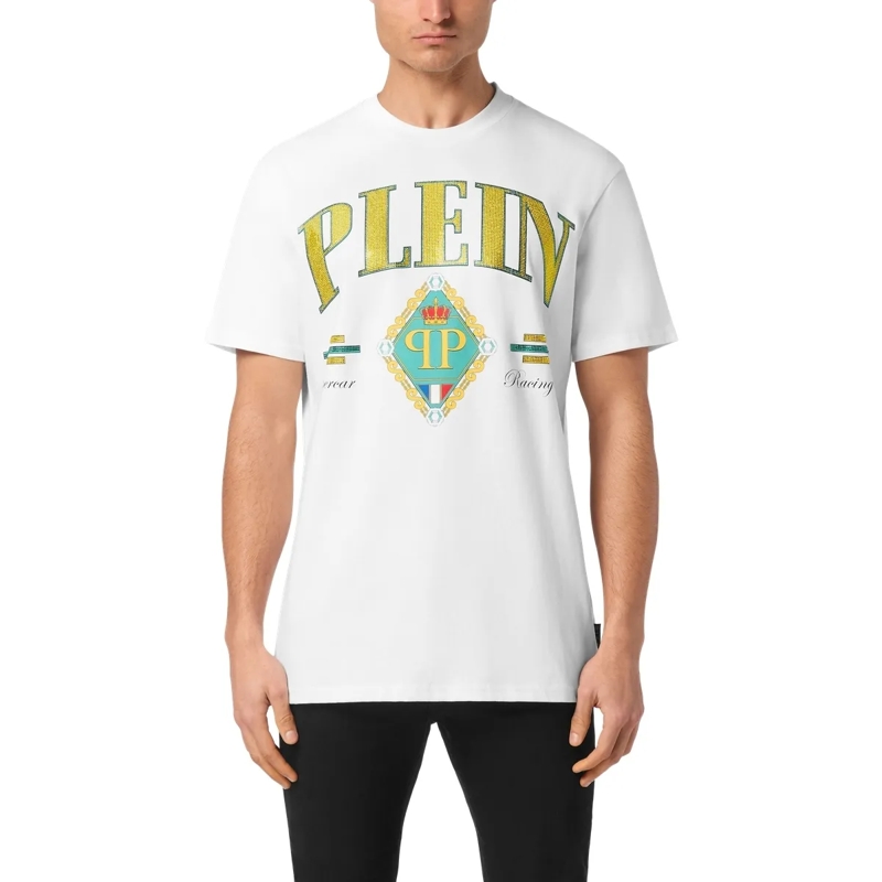 Philipp Plein T-Shirt T-Shirt Mit Schmucksteinen weiss(Image 3)