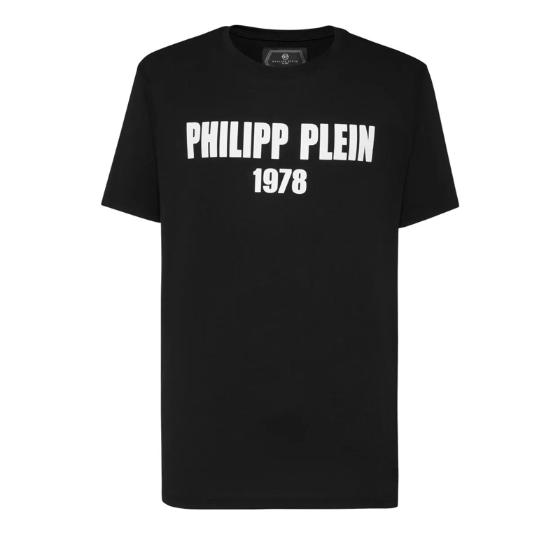 Philipp Plein T-Shirt T-Shirt Rundhalsausschnitt Ss schwarz