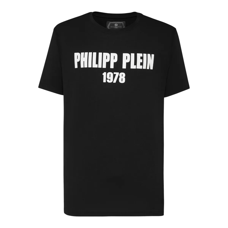 Philipp Plein T-Shirt T-Shirt Rundhalsausschnitt Ss schwarz