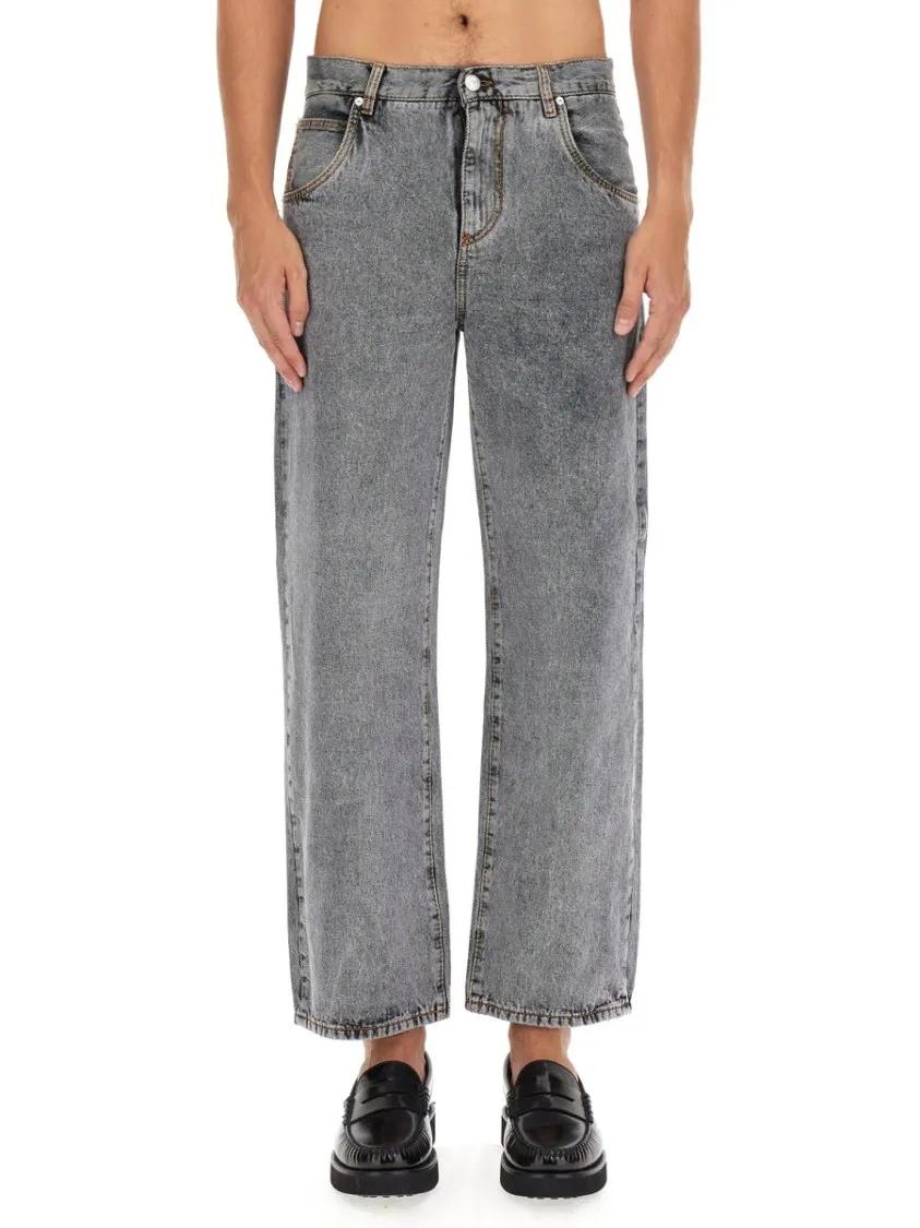 Thumbnail - Etro - Grey Easy Fit Jeans - Größe 32 - grau